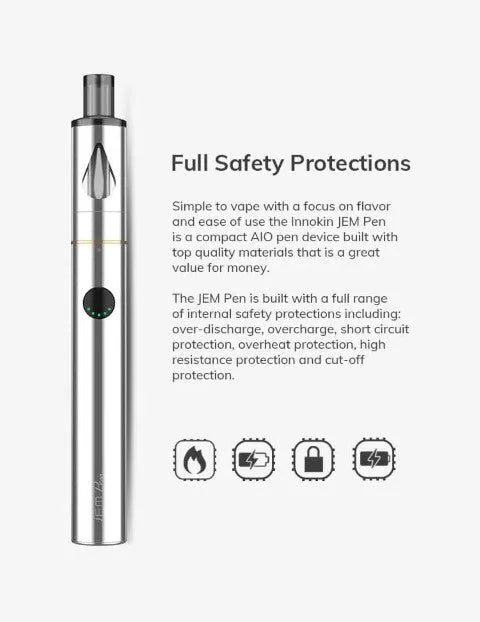 Innokin Jem Vape Starter Kit | 1000mAh MTL Kit  | bearsvapes.co.uk