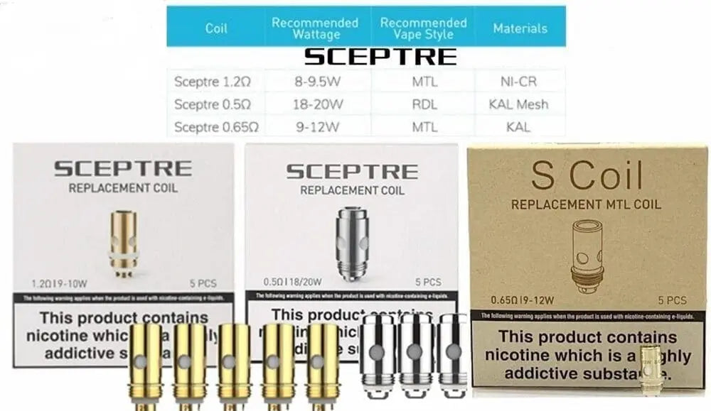Innokin Sceptre Replacement Coils 5 Pack ONLY £5.45 | bearsvapes.co.uk