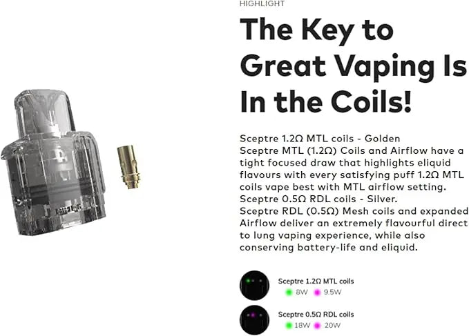 Innokin Sceptre Replacement Coils 5 Pack ONLY £5.45 | bearsvapes.co.uk