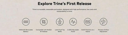 Innokin Trine Pod Kit MTL Starter Kit FREE Battery | bearsvapes.co.uk