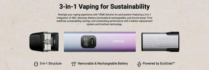 Innokin Trine Pod Kit MTL Starter Kit FREE Battery | bearsvapes.co.uk