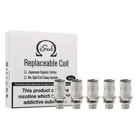 Innokin iSub Replacement Coils | 5pk FROM £4.95 | bearsvapes.co.uk