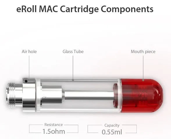 Joyetech eRoll MAC Cartridges 3 Pack Only £6.95 | bearsvapes.co.uk