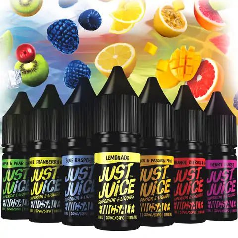 Just Juice 50-50 e-liquids 4 for 3 Offer | bearsvapes.co.uk
