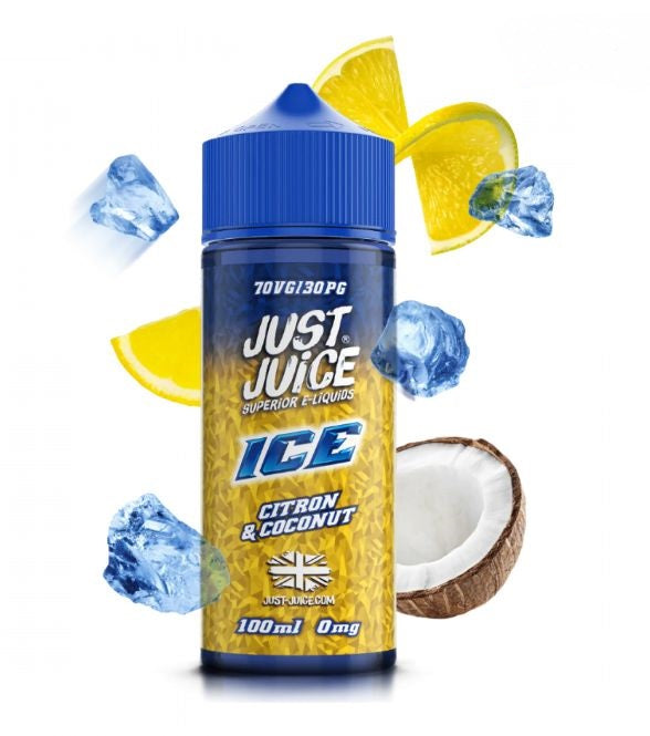 Just Juice Citron Coconut On Ice Shortfill 100ml | bearsvapes.co.uk