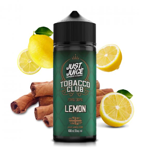 Just Juice Lemon Tobacco Shortfill 100ml 5 For 4 | bearsvapes.co.uk