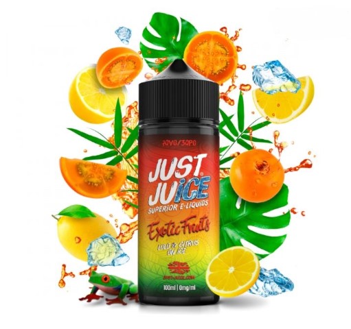 Just Juice Lulo and Citrus On Ice Shortfill 100ml | bearsvapes.co.uk