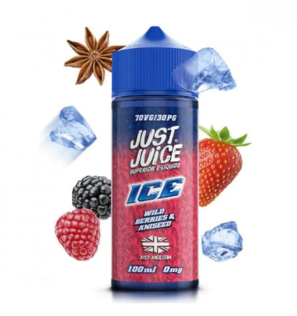 Just Juice Wild Berries Aniseed on Ice Shortfill | bearsvapes.co.uk
