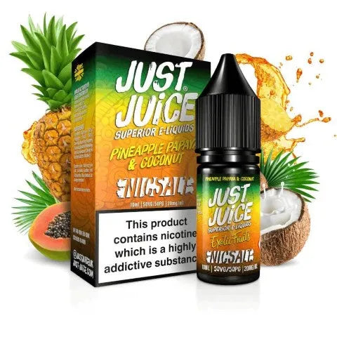 Just Juice Exotic Fruits Nic Salts 4 For 3 Offer | bearsvapes.co.uk