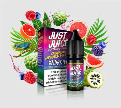 Just Juice Exotic Fruits Nic Salts 4 For 3 Offer | bearsvapes.co.uk