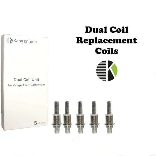 Kanger Tech Dual Replacement Coils 5pk | bearsvapes.co.uk