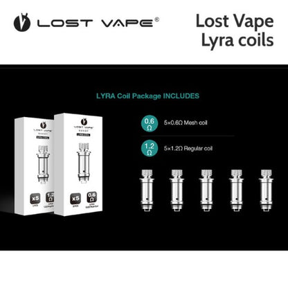 Lost Vape Lyra Coils | 5 Pack | NOW ONLY £7.95 | bearsvapes.co.uk