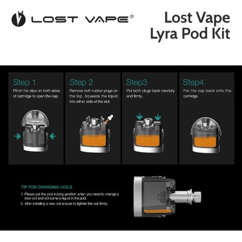 Lost Vape Lyra Pod Vape Kit | NOW ONLY £14.95 | bearsvapes.co.uk