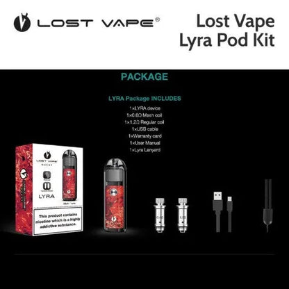 Lost Vape Lyra Pod Vape Kit | NOW ONLY £14.95 | bearsvapes.co.uk