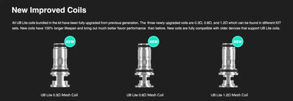 Lost Vape UB Lite Replacement Coils 5pk ONLY £8.95 | bearsvapes.co.uk