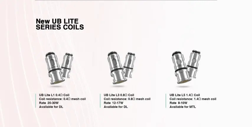 Lost Vape UB Lite Replacement Coils 5pk ONLY £8.95 | bearsvapes.co.uk