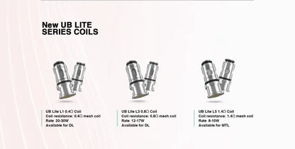 Lost Vape UB Lite Replacement Coils 5pk ONLY £8.95 | bearsvapes.co.uk