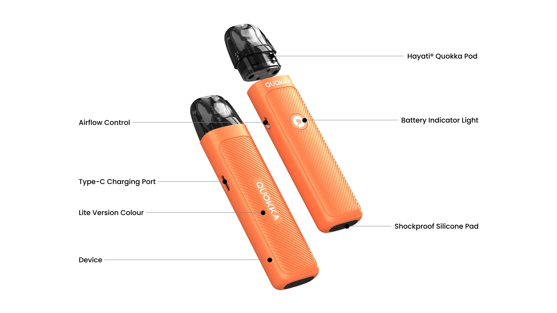 Hayati Quokka Lite Pod Kit | RDL MTL Starter Kit | bearsvapes.co.uk