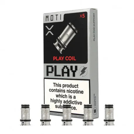 Moti Play Replacement Coils 5pk | bearsvapes.co.uk