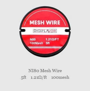 Digiflavor Mesh Wire KA1, Ni80 or SS316L | bearsvapes.co.uk