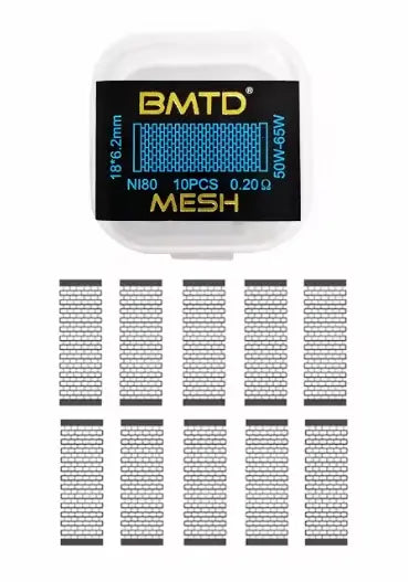 0.20 Ohm Ni80 Mesh Coils by BMTD
