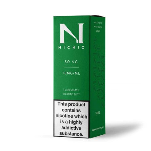 NicNic 50-50 18mg Nicotine Shot ONLY £0.95 | bearsvapes.co.uk