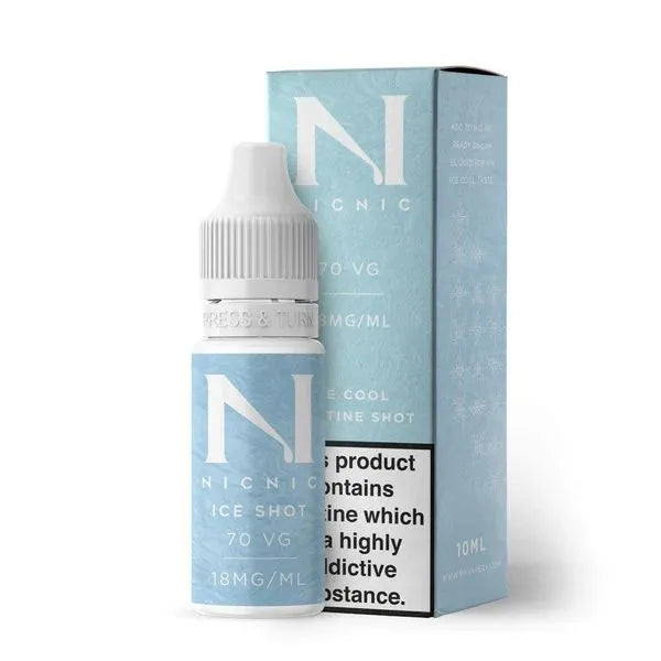 NicNic Ice 70-30 18mg Nicotine Shot ONLY £0.95 | bearsvapes.co.uk