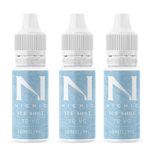NicNic Ice 70-30 18mg Nicotine Shot ONLY £0.95 | bearsvapes.co.uk
