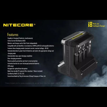 Nitecore Intellicharger i8 Battery Charger | bearsvapes.co.uk