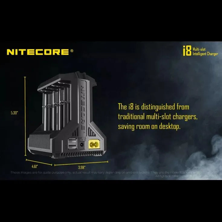 Nitecore Intellicharger i8 Battery Charger | bearsvapes.co.uk