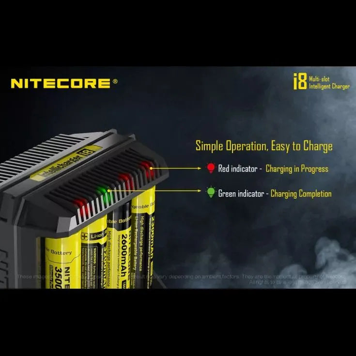 Nitecore Intellicharger i8 Battery Charger | bearsvapes.co.uk