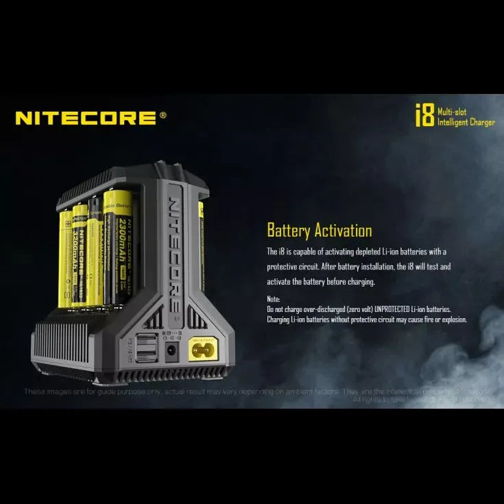 Nitecore Intellicharger i8 Battery Charger | bearsvapes.co.uk