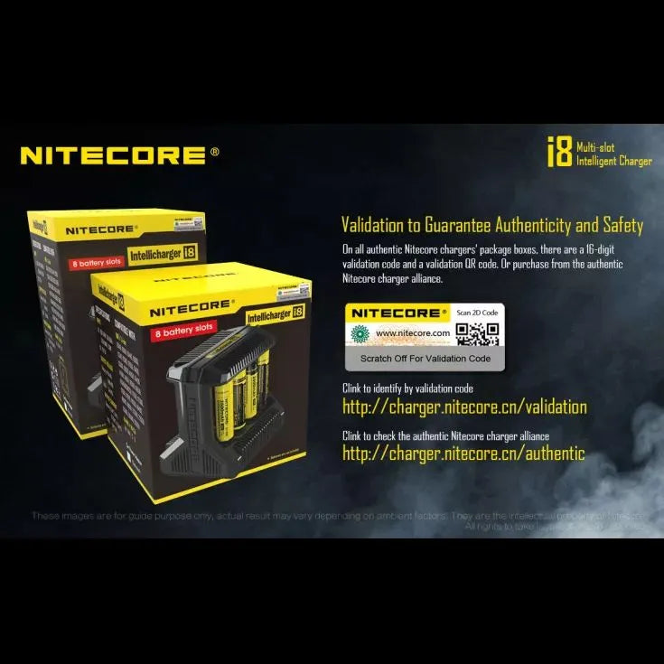 Nitecore Intellicharger i8 Battery Charger | bearsvapes.co.uk