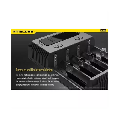 Nitecore NEW Intellicharger i4 Battery Charger | bearsvapes.co.uk