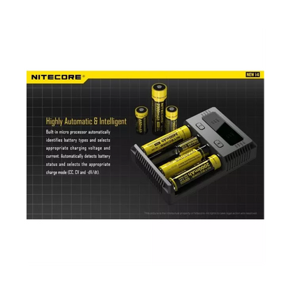 Nitecore NEW Intellicharger i4 Battery Charger | bearsvapes.co.uk