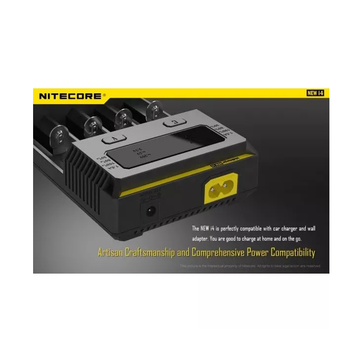 Nitecore NEW Intellicharger i4 Battery Charger | bearsvapes.co.uk