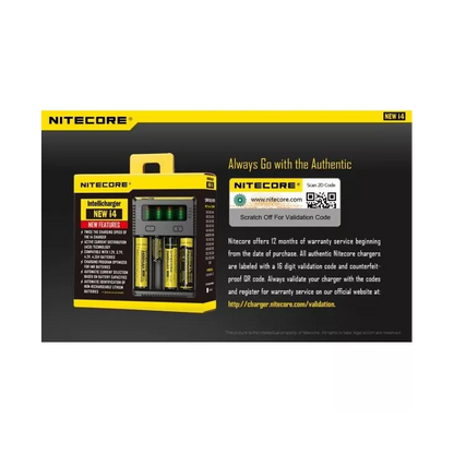 Nitecore NEW Intellicharger i4 Battery Charger | bearsvapes.co.uk