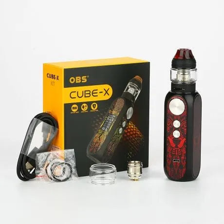 OBS Cube X Kit with FREE 18650 Battery | bearsvapes.co.uk