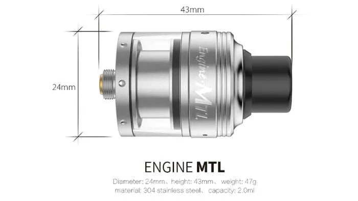 OBS Engine MTL RTA | Single Coil | NOW ONLY £17.95 | bearsvapes.co.uk