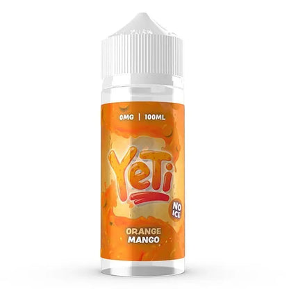 Yeti Defrosted Orange Mango NO ICE Short-fill bottle on a white background