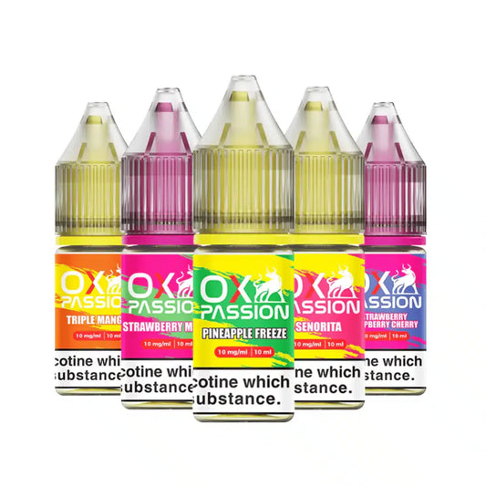 OXVA OX Passion Nic Salts 30 Flavours 10mg or 20mg | bearsvapes.co.uk