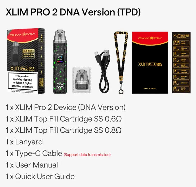 OXVA Xlim Pro 2 DNA Pod Kit | Launch Price £35.95 | bearsvapes.co.uk