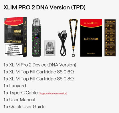 OXVA Xlim Pro 2 DNA Pod Kit | Launch Price £35.95 | bearsvapes.co.uk