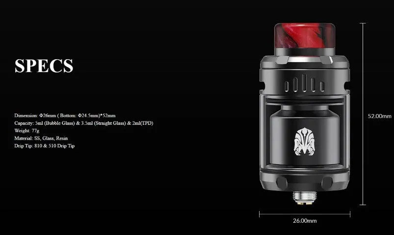 Oxva Arbiter 2 RTA | 24.5mm Single or Dual Coil | bearsvapes.co.uk