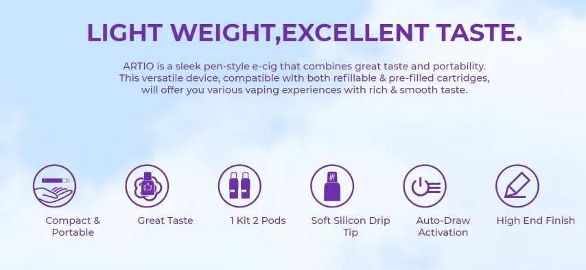 Oxva Artio Pod Vape Kit | MTL Vape Starter Kit | bearsvapes.co.uk