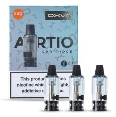 Oxva Artio Replacement Pods | 3 Pack 0.8 & 1.2Ohm | bearsvapes.co.uk