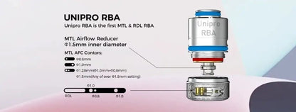 Oxva Unipro RBA Coil | Single Coil Velocity RBA | bearsvapes.co.uk
