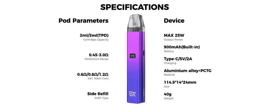 Oxva Xlim C Pod Vape Kit | NOW ONLY £18.95 | bearsvapes.co.uk