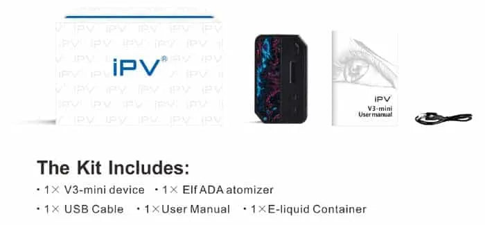 Pioneer4You IPV V3 Mini Auto-Squonk Kit | bearsvapes.co.uk