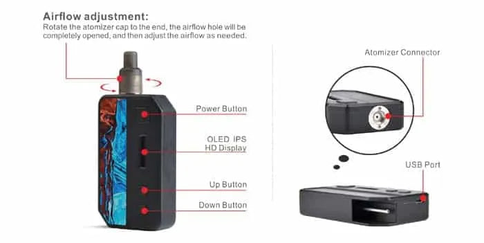 Pioneer4You IPV V3 Mini Auto-Squonk Kit | bearsvapes.co.uk